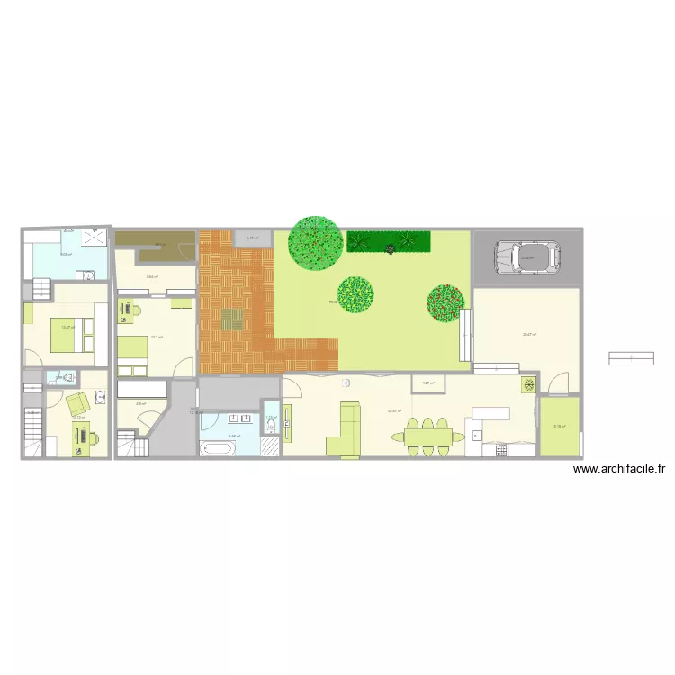 Maison LJost ext. Plan de 