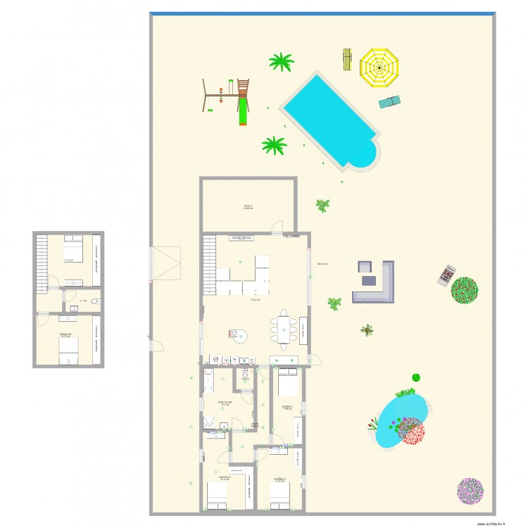 Plan. Plan de 0 pièce et 0 m2
