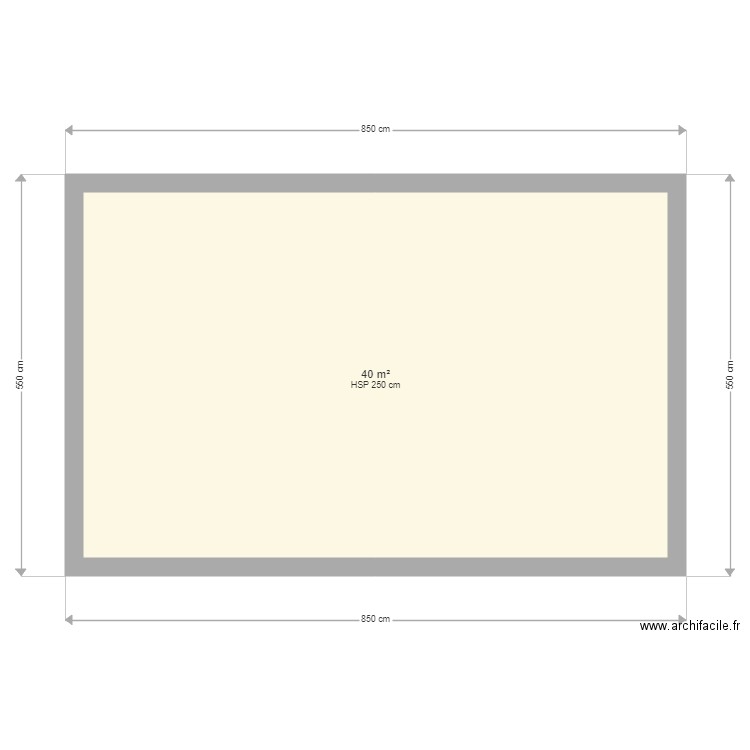 Projet extension. Plan de 0 pièce et 0 m2