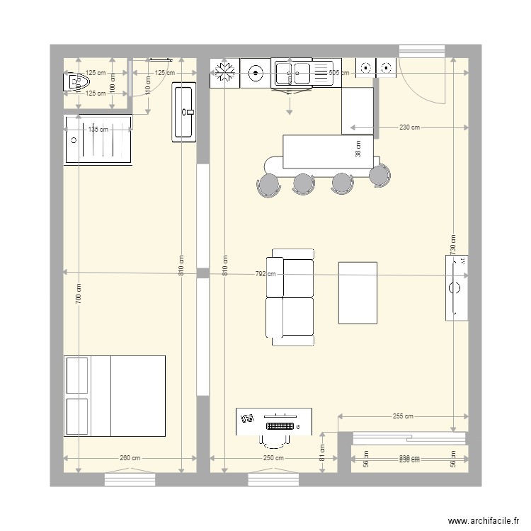 miami. Plan de 0 pièce et 0 m2