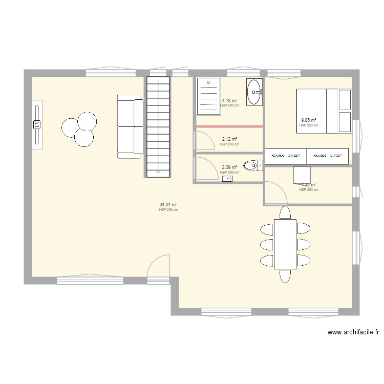 Maison ruaudin 2. Plan de 0 pièce et 0 m2
