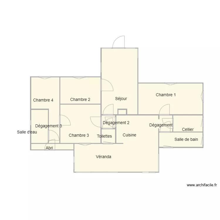 Croquis BARQUERO. Plan de 