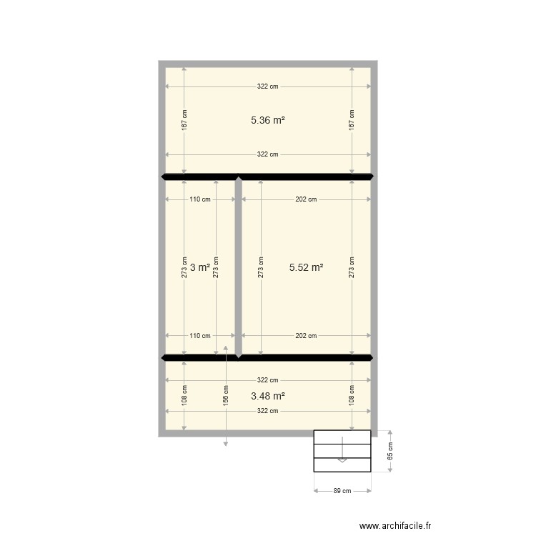 SANITAIRES 540. Plan de 0 pièce et 0 m2