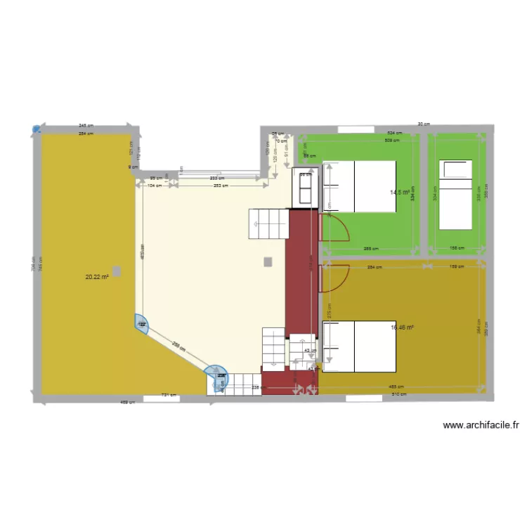 NIVEAU 2  5400. Plan de 