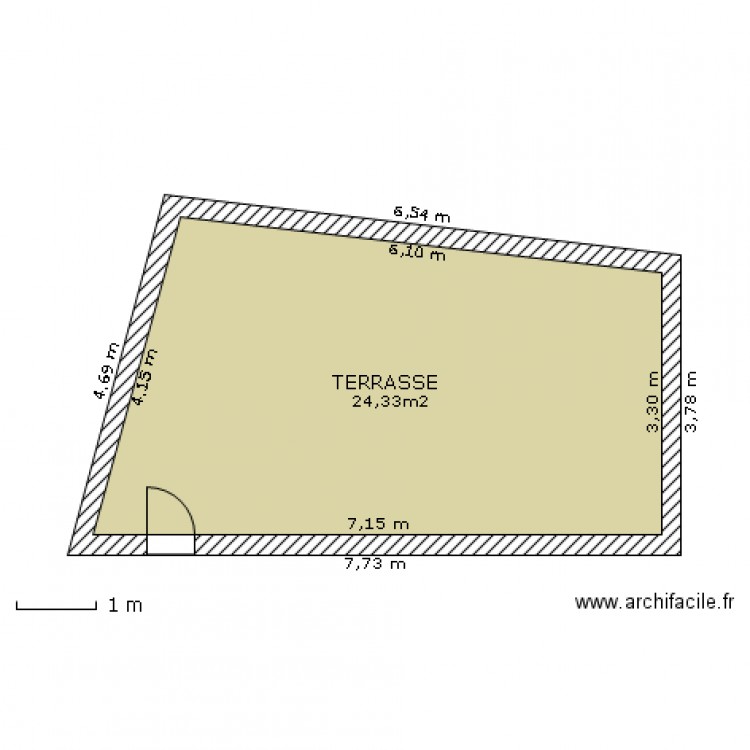 TERRASSE LABBEY. Plan de 0 pièce et 0 m2