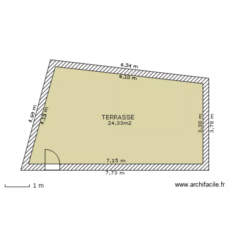 TERRASSE LABBEY. Plan de TERRASSE LABBEY. Plan de