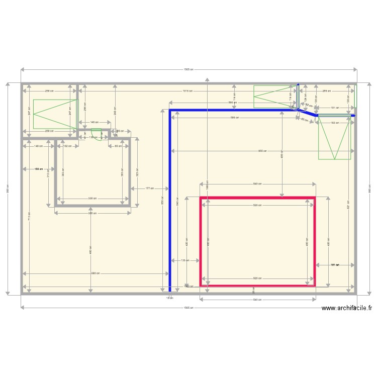 62 bis 2 projet . Plan de 0 pièce et 0 m2