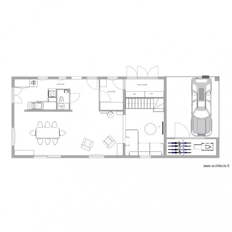 MANZI projet 1. Plan de 0 pièce et 0 m2