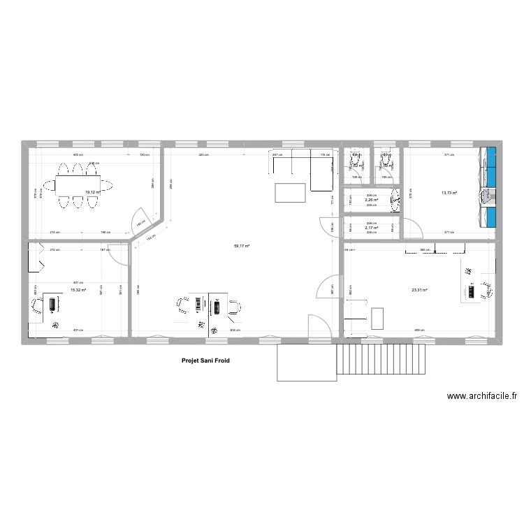 sani froid 2. Plan de 0 pièce et 0 m2