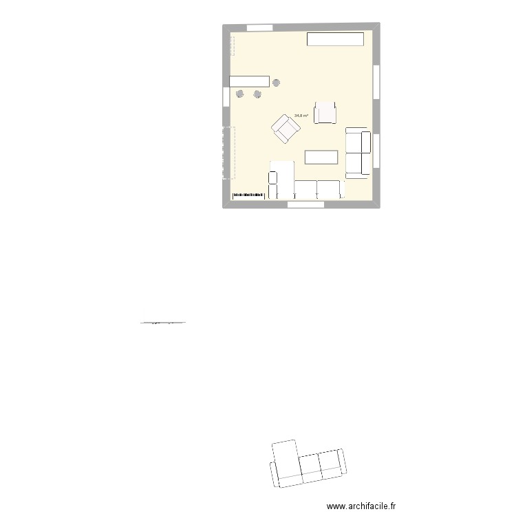 Plan 1. Plan de 0 pièce et 0 m2