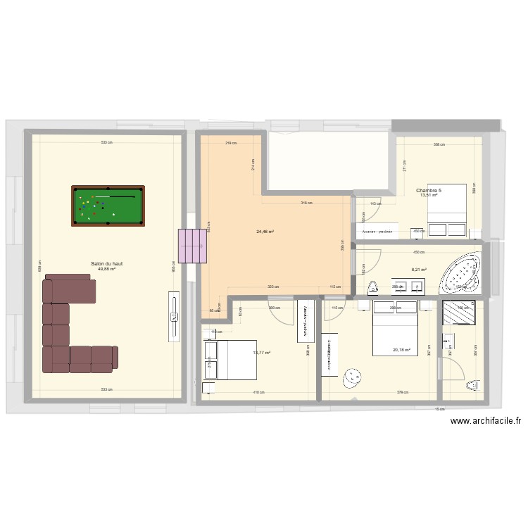 Maison Ecuelles Version 07092023. Plan de 11 pièces et 283 m2