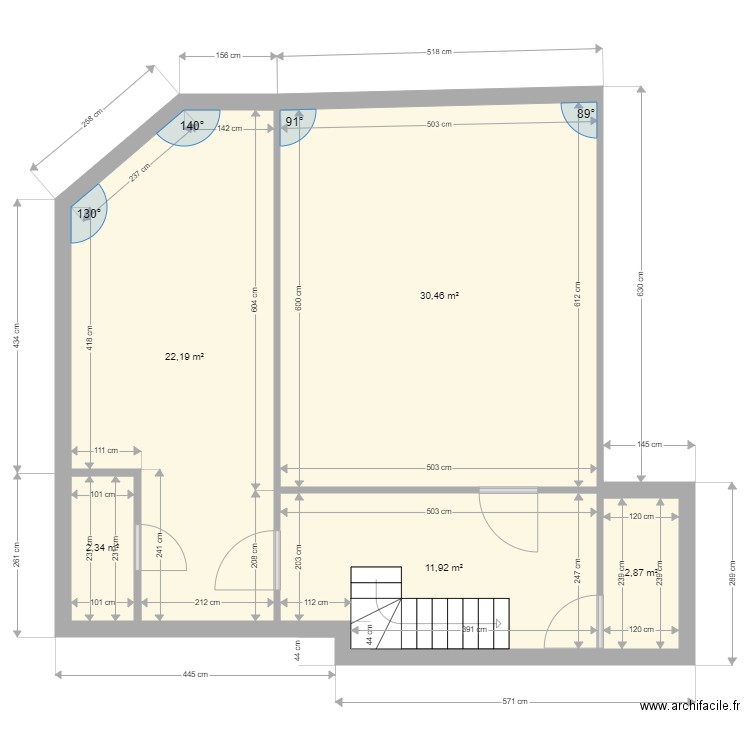 Bureau Pithiv 1. Plan de 0 pièce et 0 m2