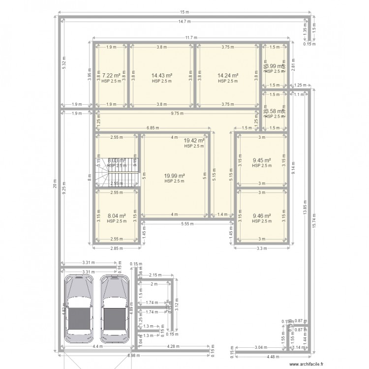 test. Plan de 0 pièce et 0 m2