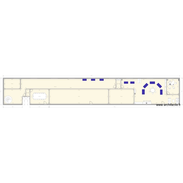 BUREAUX H19 V2. Plan de 0 pièce et 0 m2