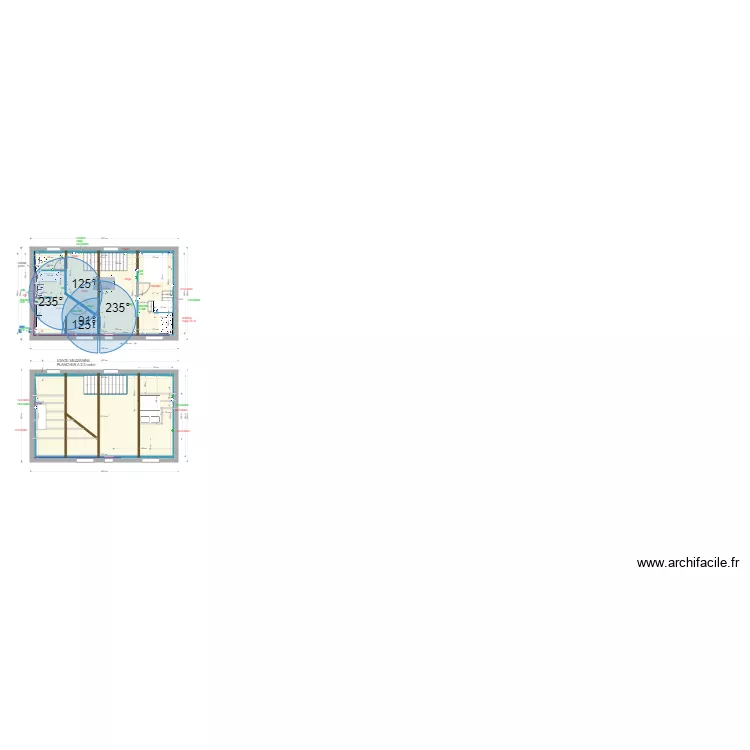 etage marzan v17. Plan de 