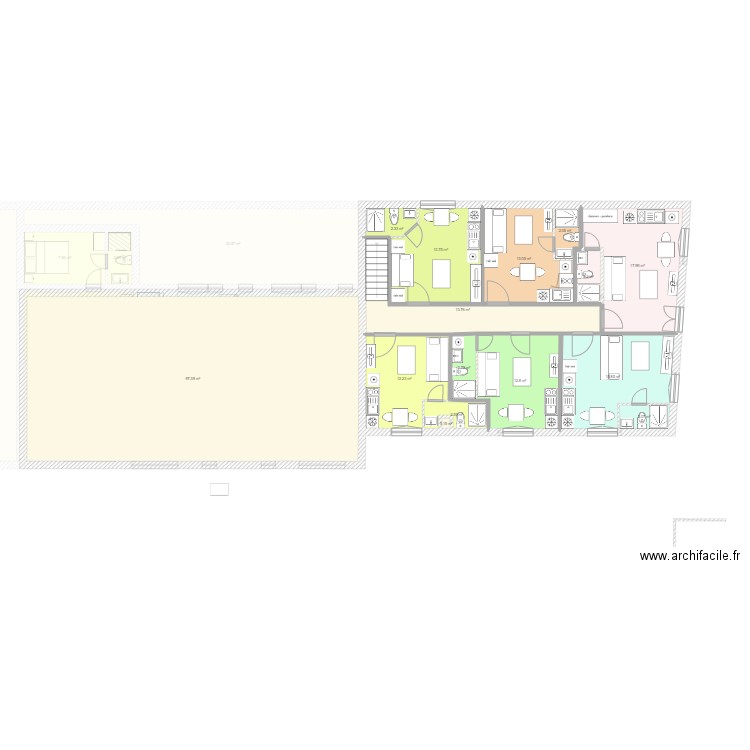 Muret Apparts 14 test. Plan de 0 pièce et 0 m2