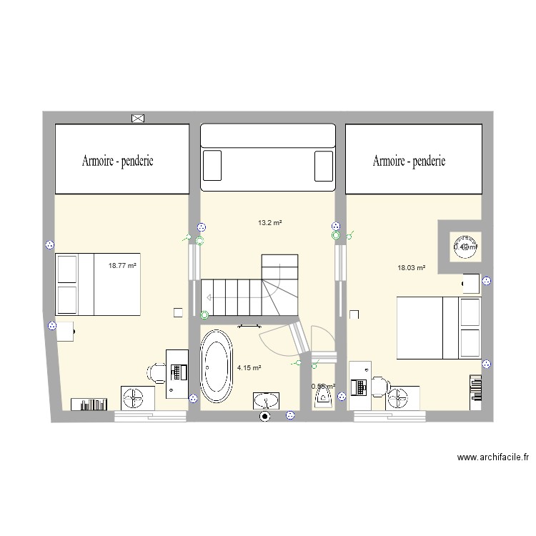 étage5. Plan de 0 pièce et 0 m2