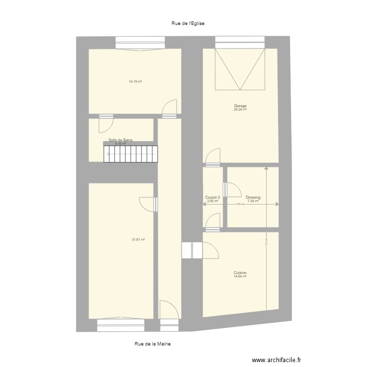Maison Baraigne RDC1. Plan de 0 pièce et 0 m2