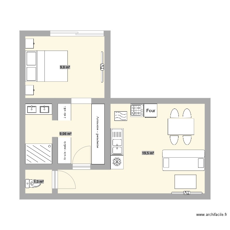 suite parentale 1. Plan de 0 pièce et 0 m2