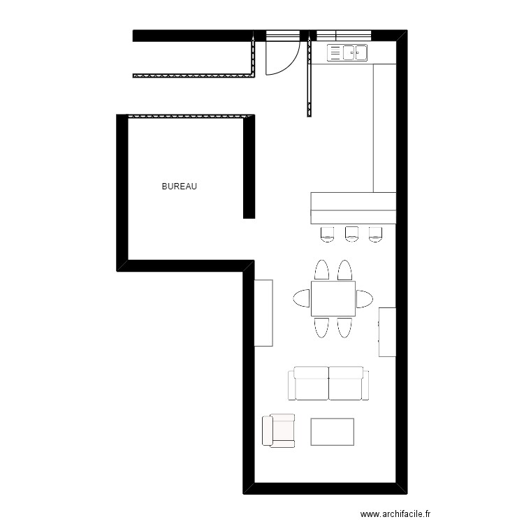 CHAPOT PROJET. Plan de 0 pièce et 0 m2
