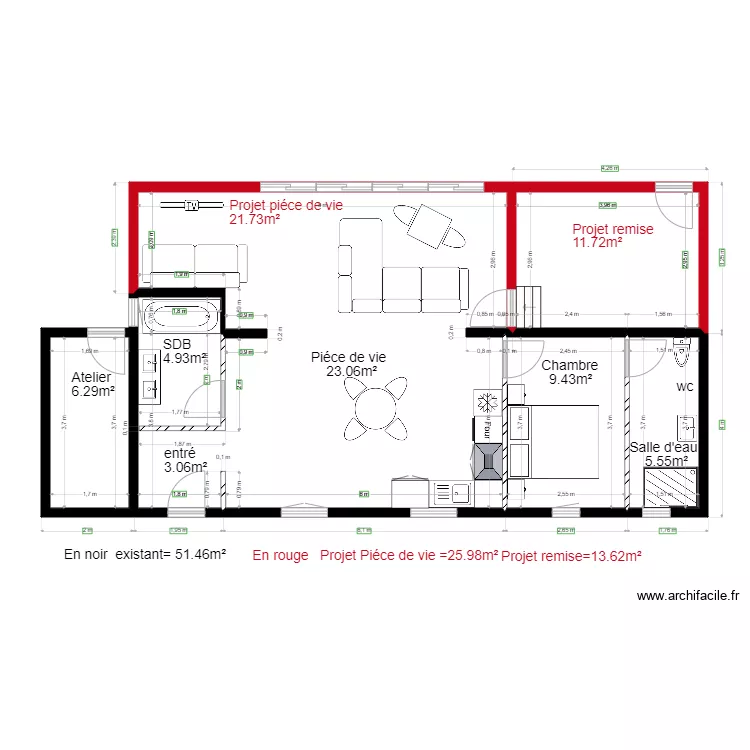 chalet 21 jean charles. Plan de 