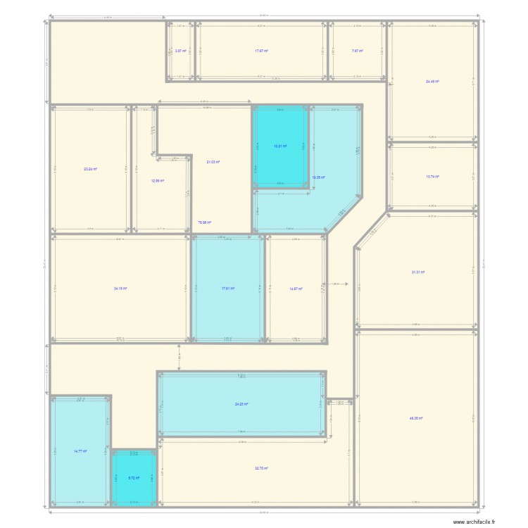 TARBE xxxx. Plan de 0 pièce et 0 m2