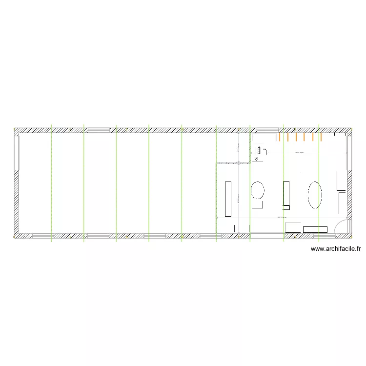 plan complet atelier et plancher. Plan de 