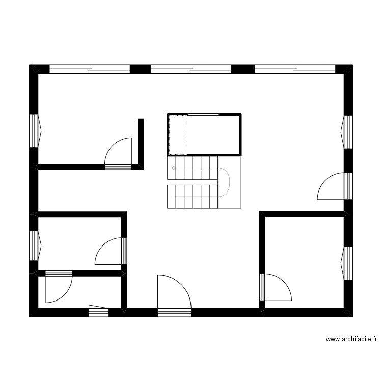 aaa. Plan de 12 pièces et 124 m2