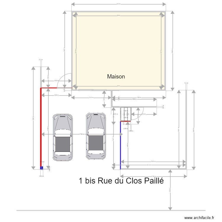 Clos Paillé Terrain après transformation 3. Plan de 0 pièce et 0 m2