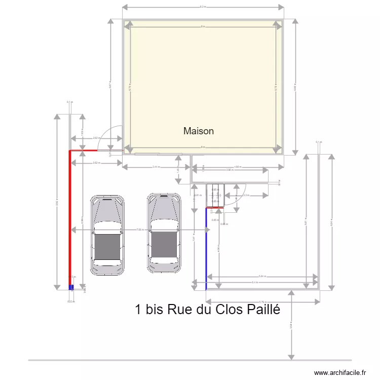 Clos Paillé Terrain après transformation 3. Plan de Clos Paillé Terrain après transformation 3. Plan de