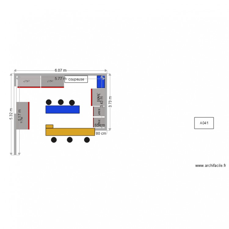 copy center. Plan de 0 pièce et 0 m2