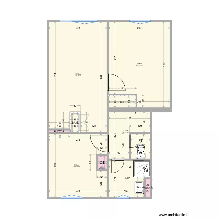 Plan appartement Saint-Fran&ccedil;ois_VO_20220910_Save. Plan de 