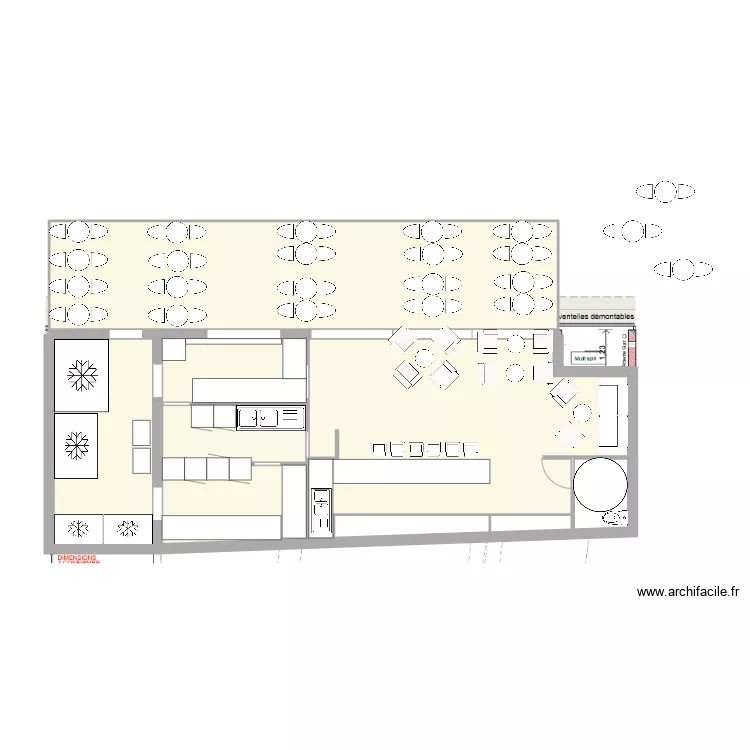 restau 2023-1. Plan de 