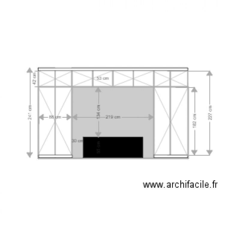 placard chambre parents intérieur  17 décembre. Plan de 0 pièce et 0 m2