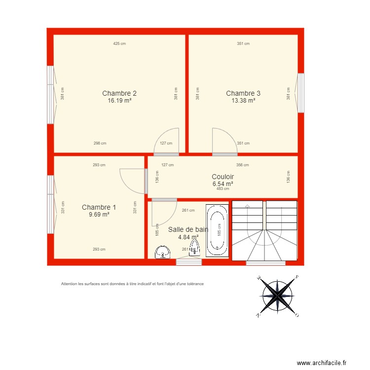 BI 4798 étage côté. Plan de 0 pièce et 0 m2