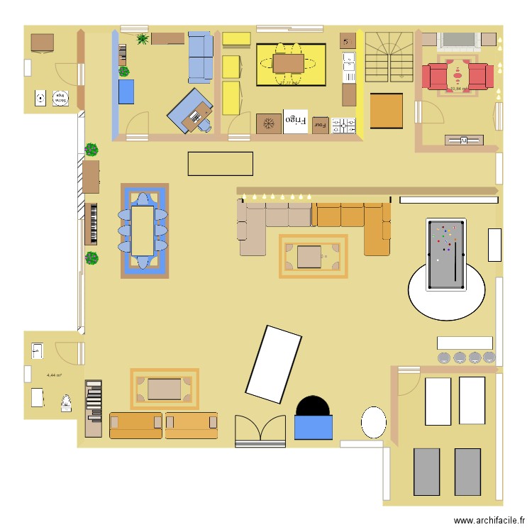 home RDC maison . Plan de 0 pièce et 0 m2