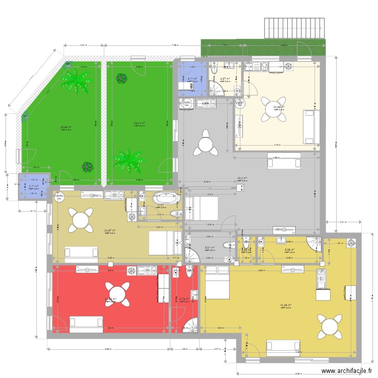 PROJET. Plan de 0 pièce et 0 m2