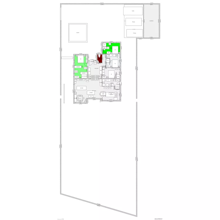 maison plan 3. Plan de 
