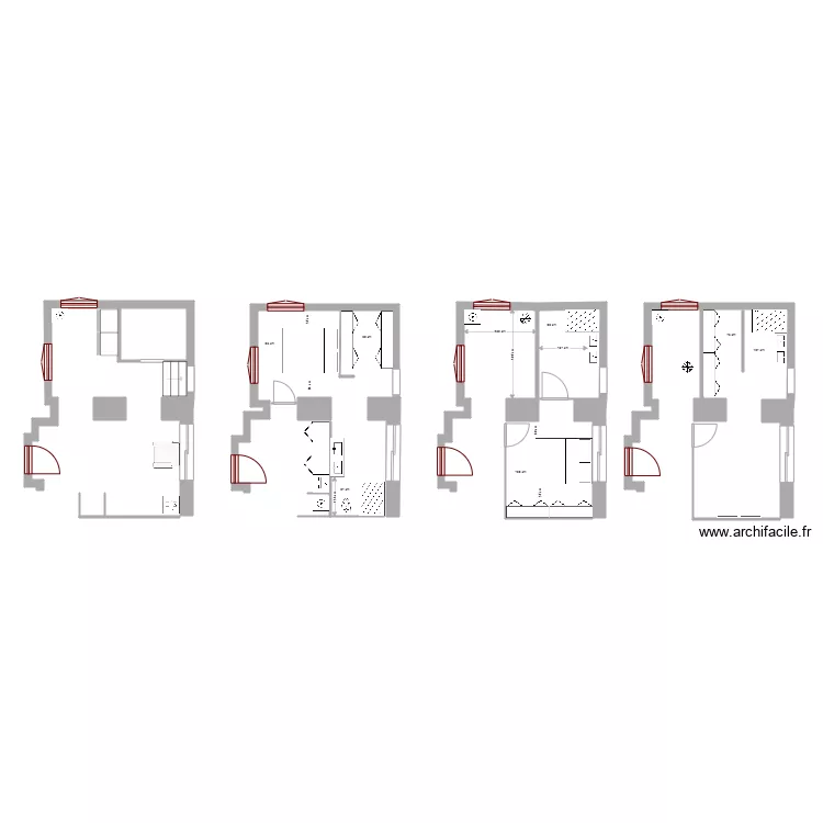 ghis suite parentale. Plan de 
