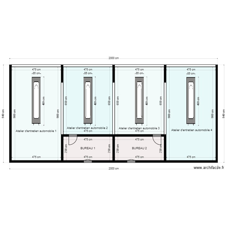  Client 37655840 ateliers Maintenance. Plan de 0 pièce et 0 m2