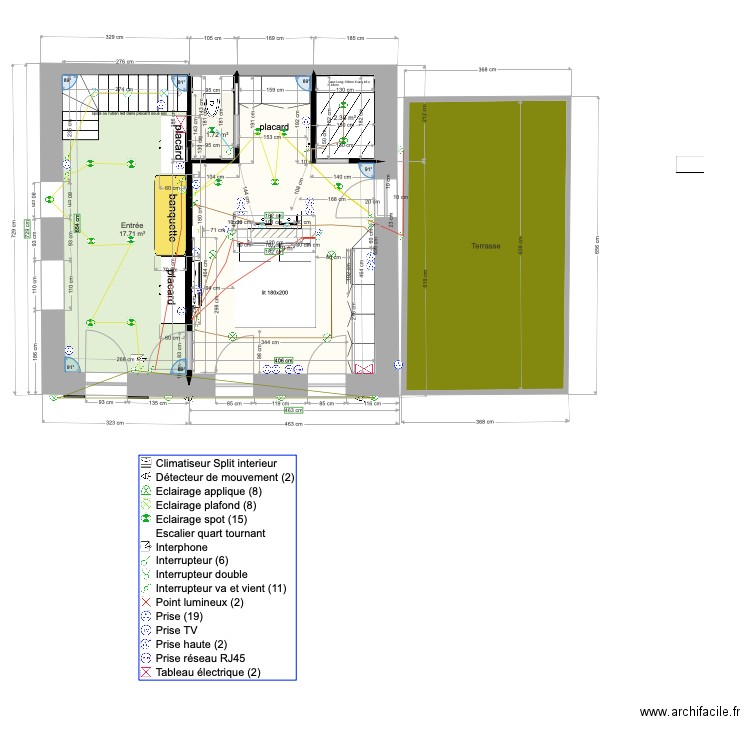 Rdc castro placard. Plan de 0 pièce et 0 m2