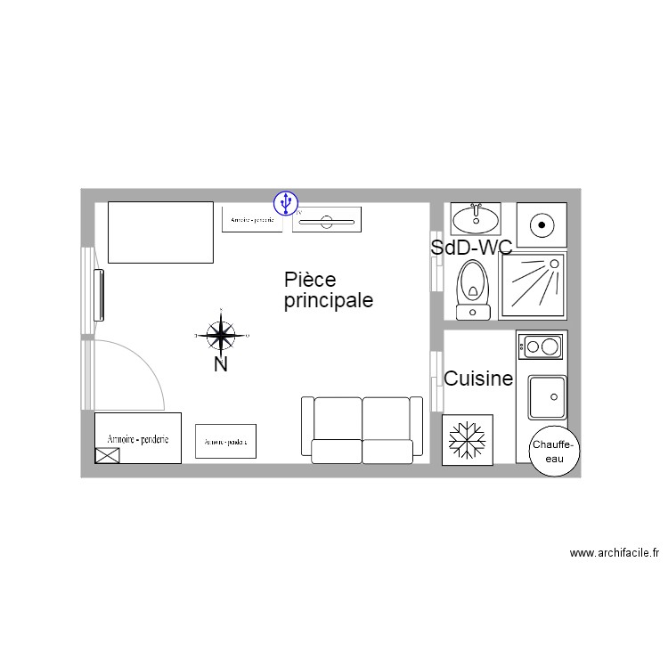 30 Lauriston. Plan de 0 pièce et 0 m2