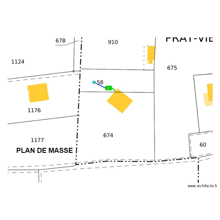 Gauret. Plan de 0 pièce et 0 m2