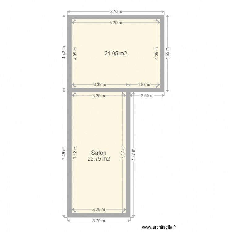 MAison MAssy. Plan de 0 pièce et 0 m2