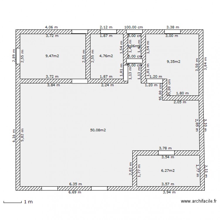 maison  rdc. Plan de 0 pièce et 0 m2