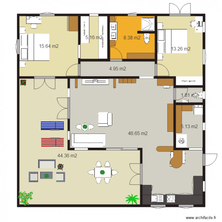 Garage Futur D2. Plan de 0 pièce et 0 m2
