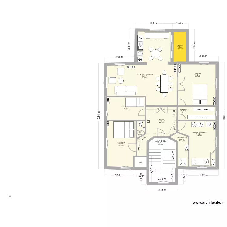 Pla 1er Etage. Plan de 