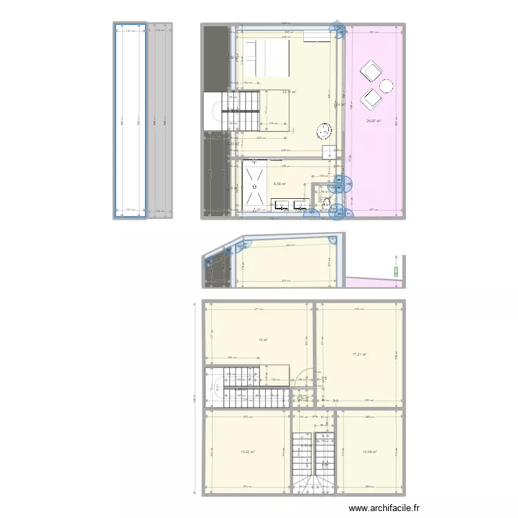 3 eme etage v8 rehaussement avec Terrasse version NEO BAIL TRAVAIL. Plan de 3 eme etage v8 rehaussement avec Terrasse version NEO BAIL TRAVAIL. Plan de