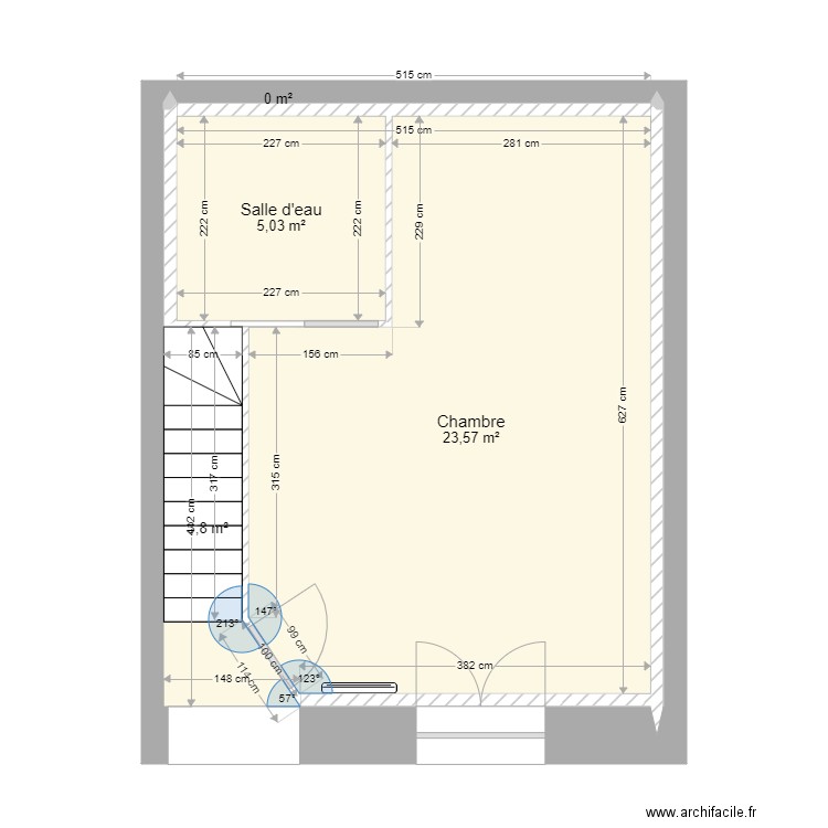 grange 4 rdc ss meuble. Plan de 0 pièce et 0 m2