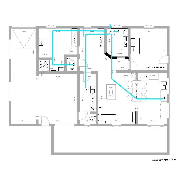 la zonne 2. Plan de 0 pièce et 0 m2